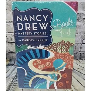 Nancy Drew Mystery Stories Books 1-4 Box Set Carolyn Keene Kids Reading